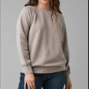 Prana Cozy Up Sweatshirt - Oatmeal Heather